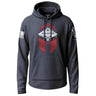 Arkansas Spartan Flag Graphic Lightweight Hoodie Lightweight Hoodie 90040-S-NAVY-THIN