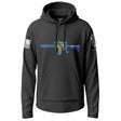 Oklahoma Flag Rifle Graphic Lightweight Hoodie Lightweight Hoodie 90036-S-BK-THIN