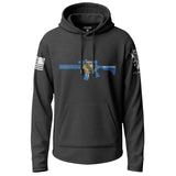 Oklahoma Flag Rifle Graphic Lightweight Hoodie Lightweight Hoodie 90036-S-BK-THIN
