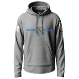 Oklahoma Flag Rifle Graphic Lightweight Hoodie Lightweight Hoodie 90036-S-HG-THIN