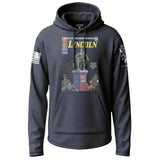 Abraham Lincoln Comic Cover Graphic Lightweight Hoodie Lightweight Hoodie 90050-S-NAVY-THIN