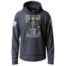 Abraham Lincoln Comic Cover Graphic Lightweight Hoodie Lightweight Hoodie 90050-S-NAVY-THIN