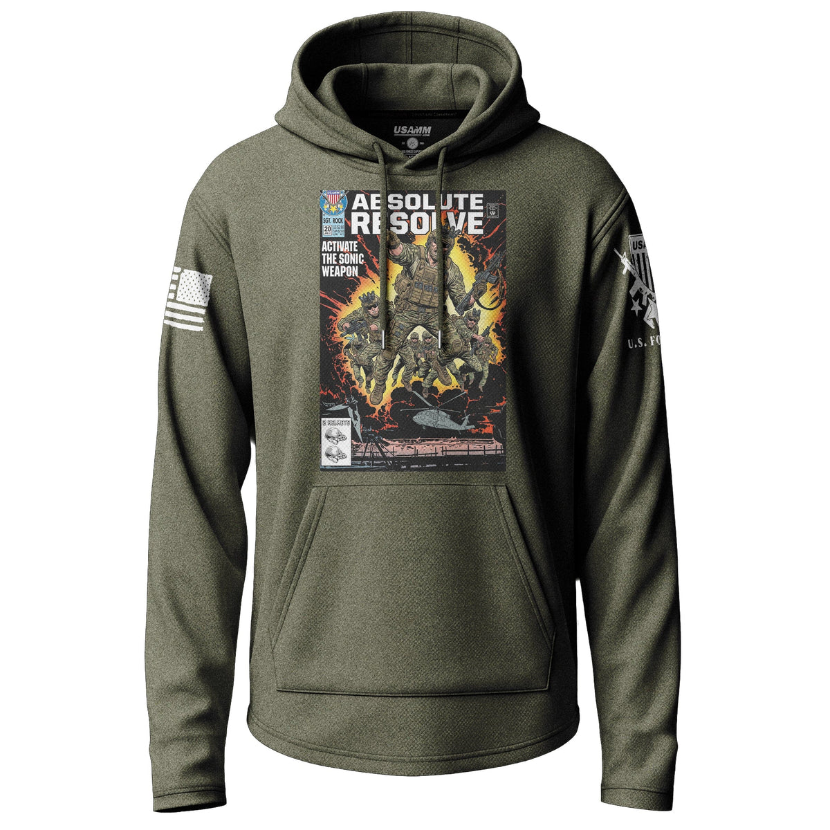 Absolute Resolve Lightweight Hoodie Lightweight Hoodie 90019-S-MG-THIN