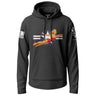 WWII Pin-Up Air Corps Graphic Lightweight Hoodie Lightweight Hoodie 90022-S-BK-THIN