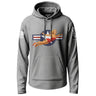 WWII Pin-Up Air Corps Graphic Lightweight Hoodie Lightweight Hoodie 90022-S-HG-THIN