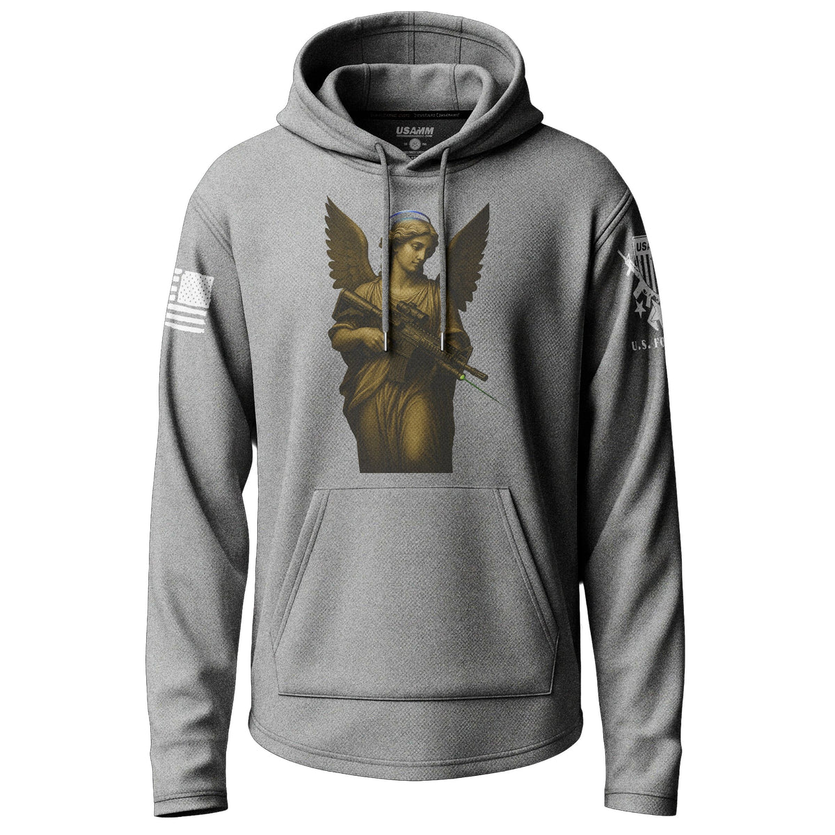 Tactical Angel of Death Graphic Lightweight Hoodie Lightweight Hoodie 90032-S-HG-THIN