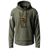 Tactical Angel of Death Graphic Lightweight Hoodie Lightweight Hoodie 90032-S-MG-THIN