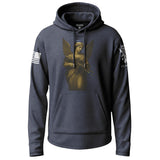 Tactical Angel of Death Graphic Lightweight Hoodie Lightweight Hoodie 90032-S-NAVY-THIN