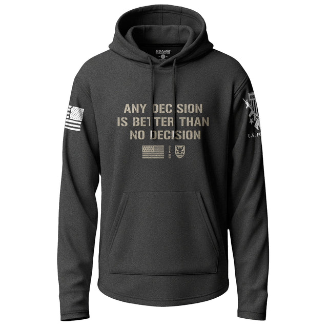 Any Decision Is Better Than No Decision Lightweight Hoodie Lightweight Hoodie 90033-S-BK-THIN