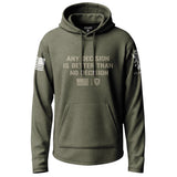 Any Decision Is Better Than No Decision Lightweight Hoodie Lightweight Hoodie 90033-S-MG-THIN