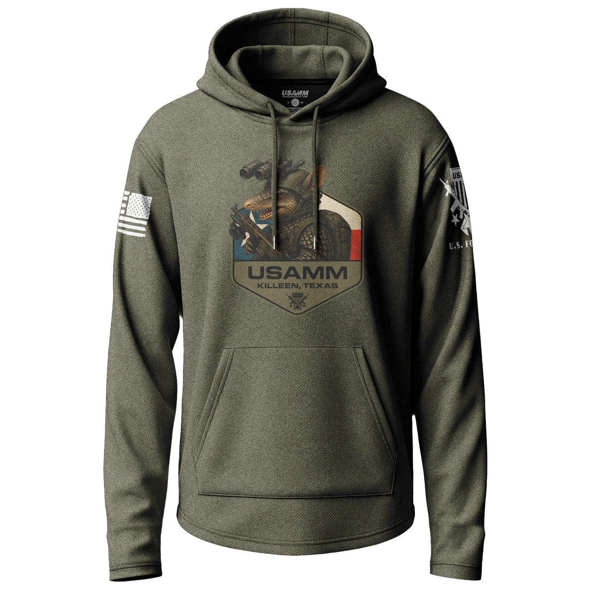 Armadillo Operator Polygon Texas Lightweight Hoodie Lightweight Hoodie 90043-S-MG-THIN