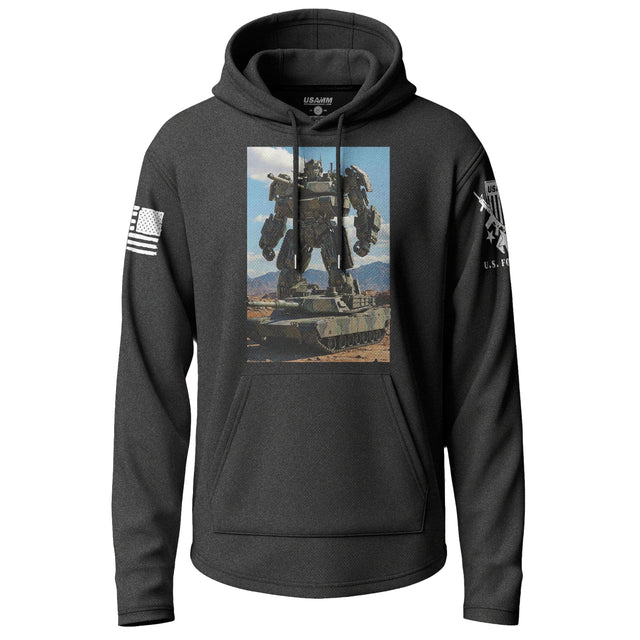 Tactical Armorbot Graphic Lightweight Hoodie Lightweight Hoodie 90044-S-BK-THIN