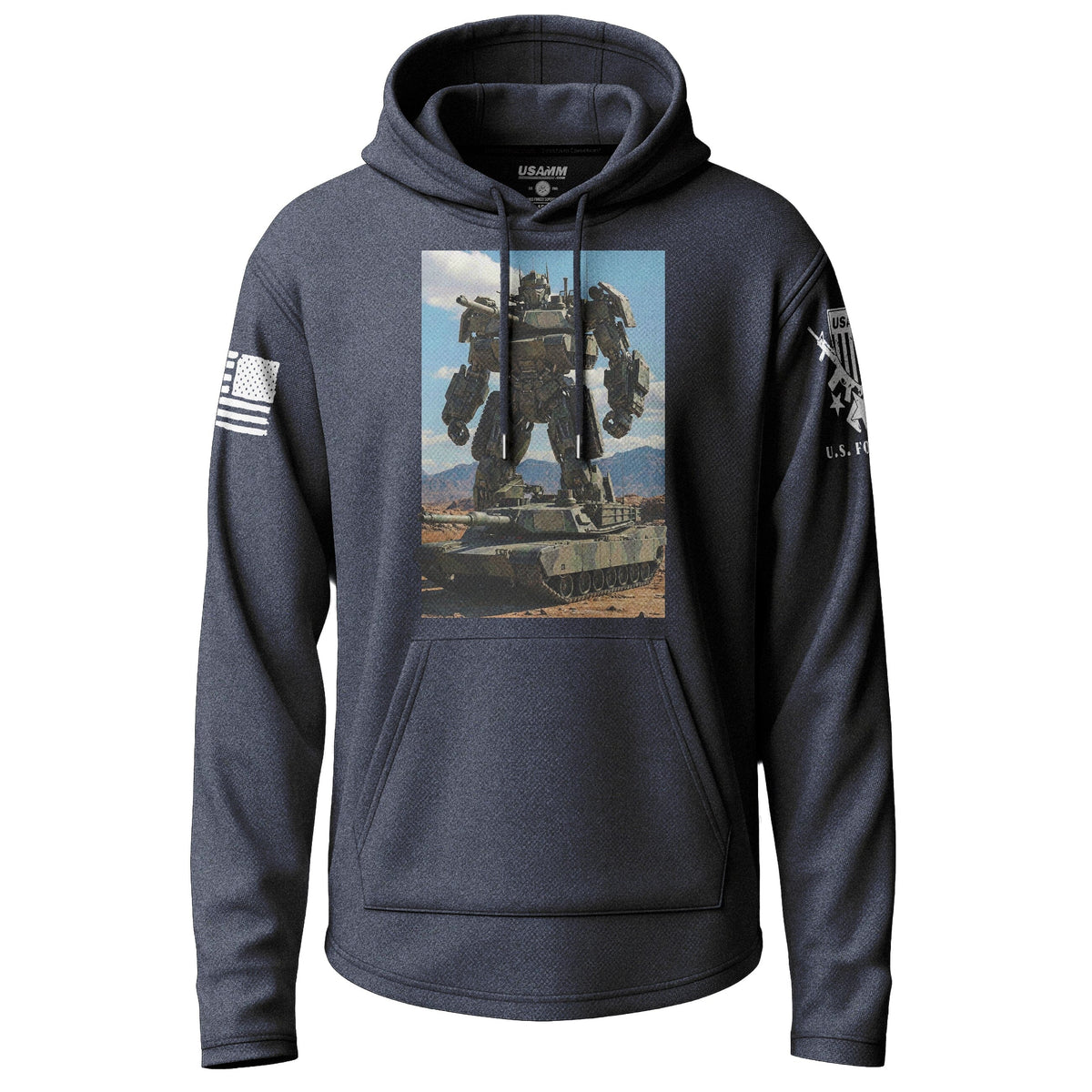 Tactical Armorbot Graphic Lightweight Hoodie Lightweight Hoodie 90044-S-NAVY-THIN