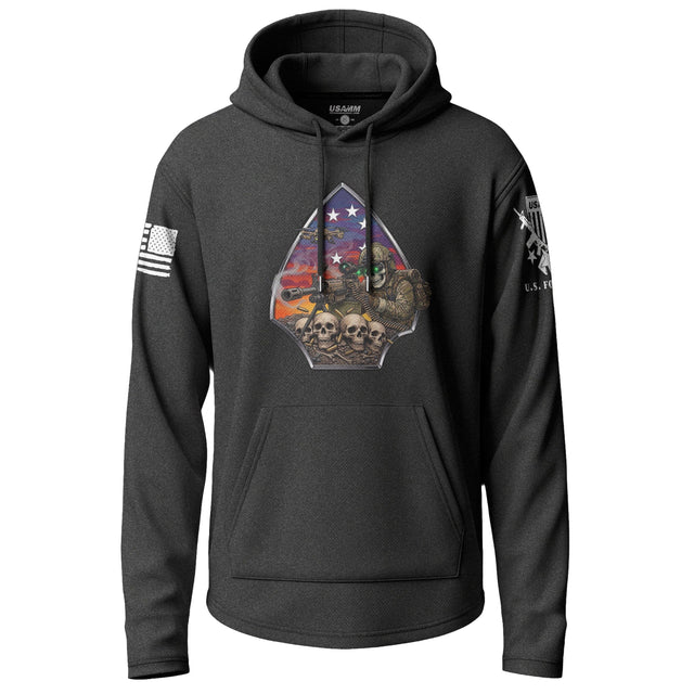 Arrowhead Marsoc Navy Lightweight Hoodie Lightweight Hoodie 90045-S-BK-THIN