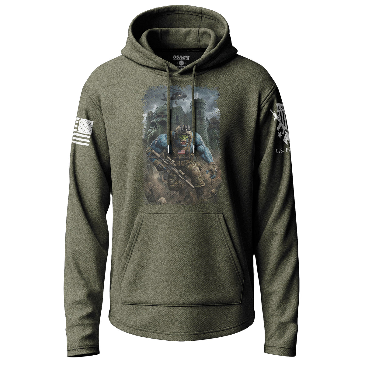 Special Forces Tactical Beast Graphic Lightweight Hoodie