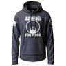 Aiming For Peace Graphic Lightweight Hoodie Lightweight Hoodie 90054-S-NAVY-THIN