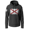 Alabama Distressed Graphic Lightweight Hoodie Lightweight Hoodie 90080-S-BK-THIN