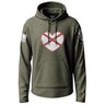 Alabama State Flag Heart Lightweight Hoodie Lightweight Hoodie 90081-S-MG-THIN