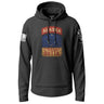 Straight Outta Alaska State Graphic Lightweight Hoodie Lightweight Hoodie 90026-S-BK-THIN