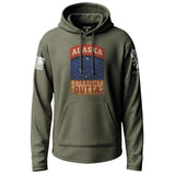 Straight Outta Alaska State Graphic Lightweight Hoodie Lightweight Hoodie 90026-S-MG-THIN