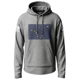 Alaska Distressed Graphic Lightweight Hoodie Lightweight Hoodie 90082-S-HG-THIN