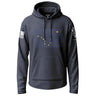 Alaska Distressed Graphic Lightweight Hoodie Lightweight Hoodie 90082-S-NAVY-THIN