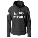 All Day Everyday Graphic Lightweight Hoodie Lightweight Hoodie 90084-S-BK-THIN