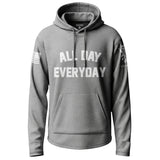 All Day Everyday Graphic Lightweight Hoodie Lightweight Hoodie 90084-S-HG-THIN