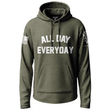 All Day Everyday Graphic Lightweight Hoodie Lightweight Hoodie 90084-S-MG-THIN