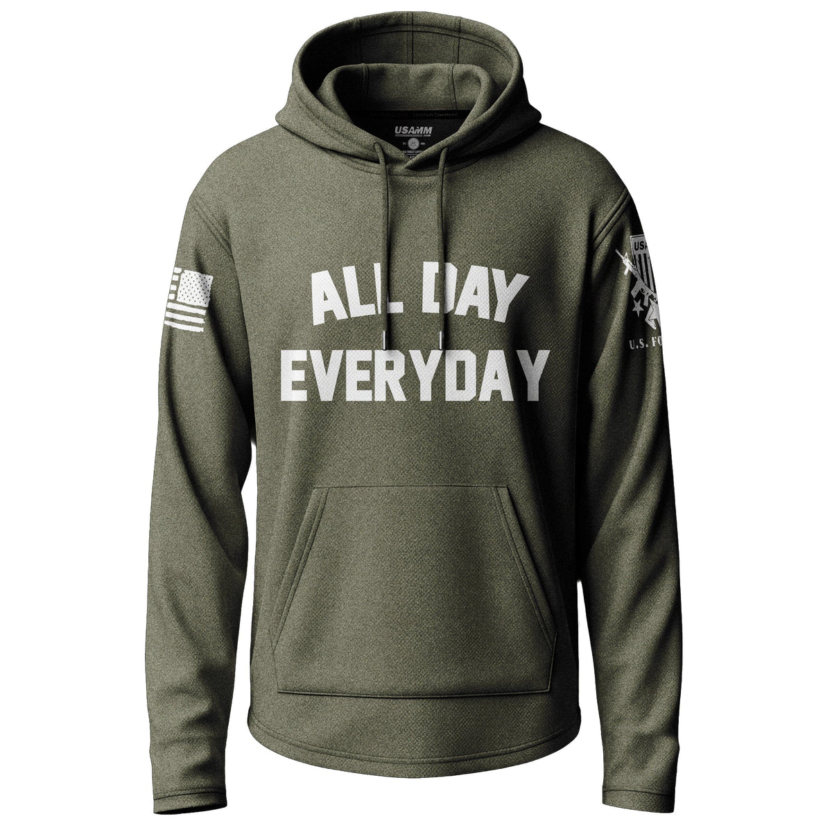 All Day Everyday Graphic Lightweight Hoodie Lightweight Hoodie 90084-S-MG-THIN