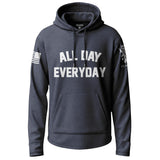 All Day Everyday Graphic Lightweight Hoodie Lightweight Hoodie 90084-S-NAVY-THIN