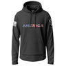 America Established 1776 Graphic Lightweight Hoodie Lightweight Hoodie 90072-S-BK-THIN