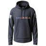 America Established 1776 Graphic Lightweight Hoodie Lightweight Hoodie 90072-S-NAVY-THIN