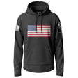 Classic American Flag Graphic Lightweight Hoodie Lightweight Hoodie 90092-S-BK-THIN