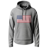 Classic American Flag Graphic Lightweight Hoodie Lightweight Hoodie 90092-S-HG-THIN