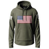 Classic American Flag Graphic Lightweight Hoodie Lightweight Hoodie 90092-S-MG-THIN