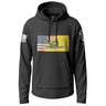 American Gadsden Flag Graphic Lightweight Hoodie Lightweight Hoodie 90094-S-BK-THIN