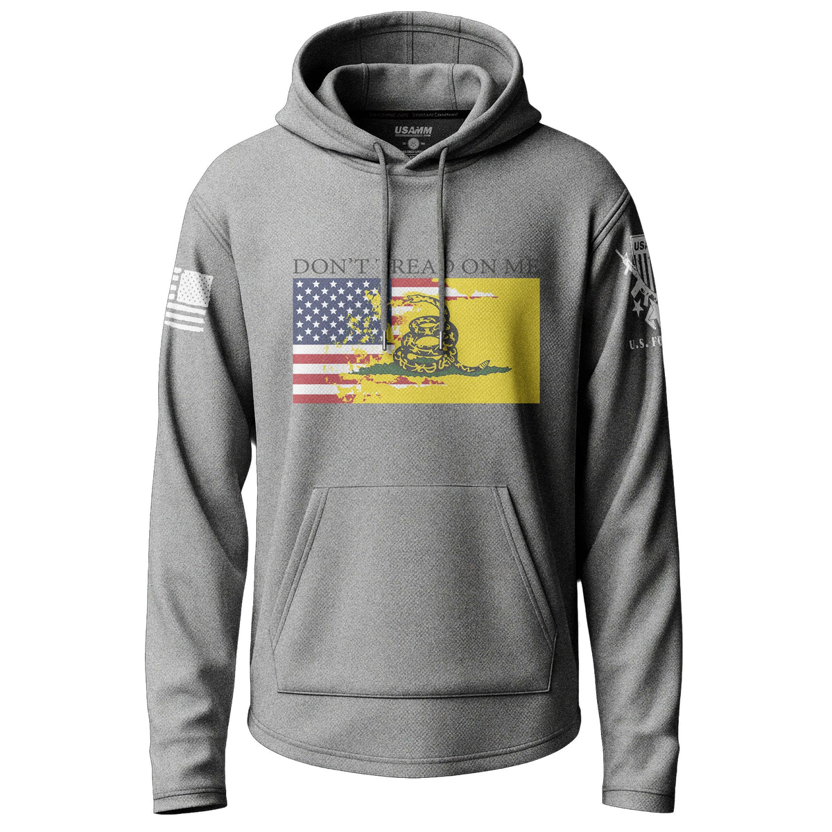 American Gadsden Flag Graphic Lightweight Hoodie Lightweight Hoodie 90094-S-HG-THIN