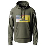 American Gadsden Flag Graphic Lightweight Hoodie Lightweight Hoodie 90094-S-MG-THIN