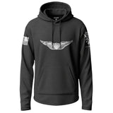 Army Basic Aviator Badge Graphic Lightweight Hoodie Lightweight Hoodie 90116-S-BK-THIN