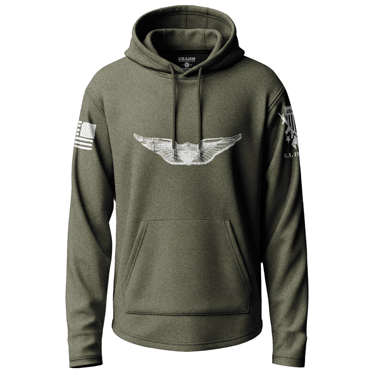 Army Basic Aviator Badge Graphic Lightweight Hoodie Lightweight Hoodie 90116-S-MG-THIN