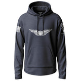 Army Basic Aviator Badge Graphic Lightweight Hoodie Lightweight Hoodie 90116-S-NAVY-THIN