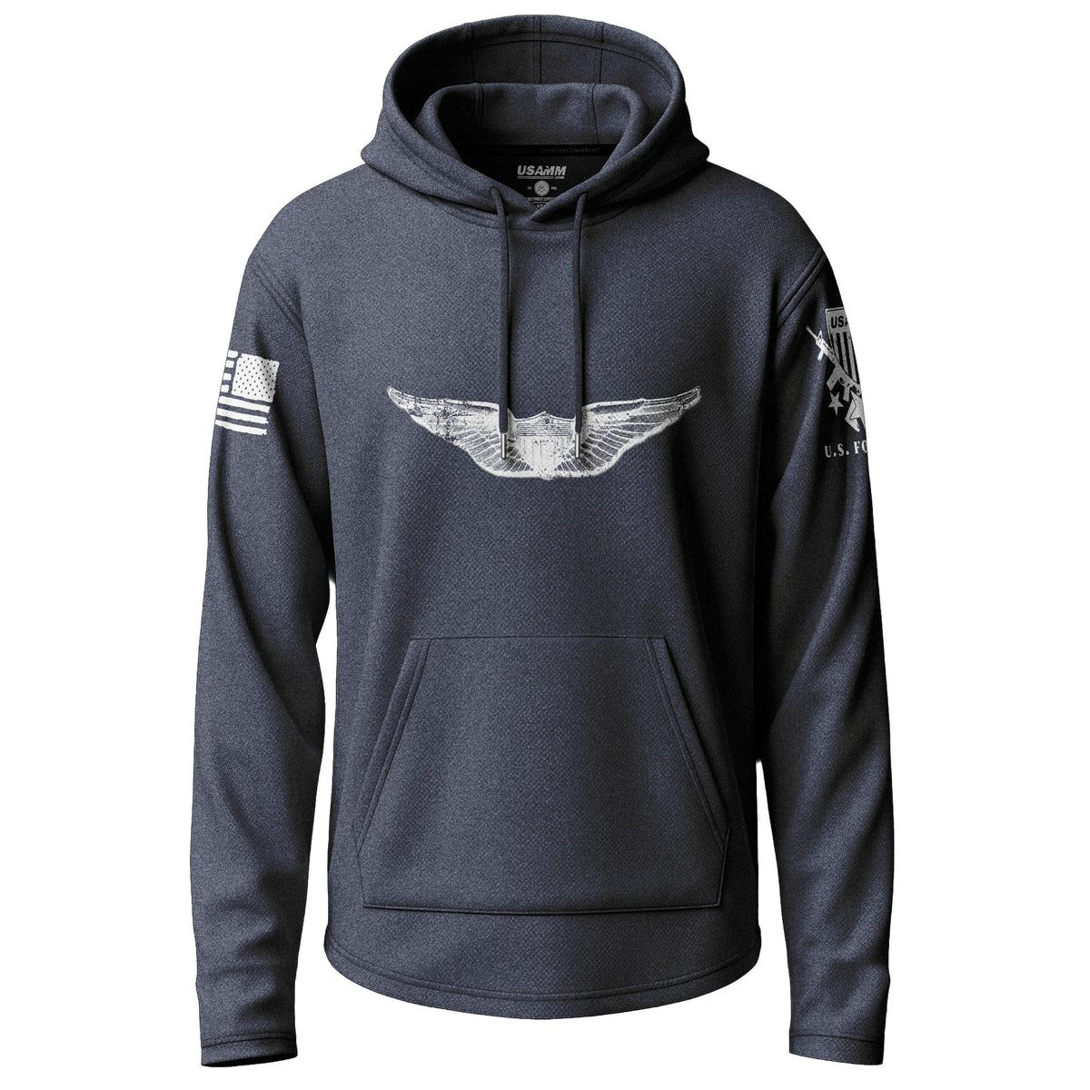 Army Basic Aviator Badge Graphic Lightweight Hoodie Lightweight Hoodie 90116-S-NAVY-THIN