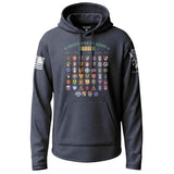 Army Combat Infantryman Graphic Lightweight Hoodie Lightweight Hoodie 90118-S-NAVY-THIN