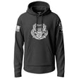 Army Diver First Class Distressed Graphic Lightweight Hoodie Lightweight Hoodie 90128-S-BK-THIN