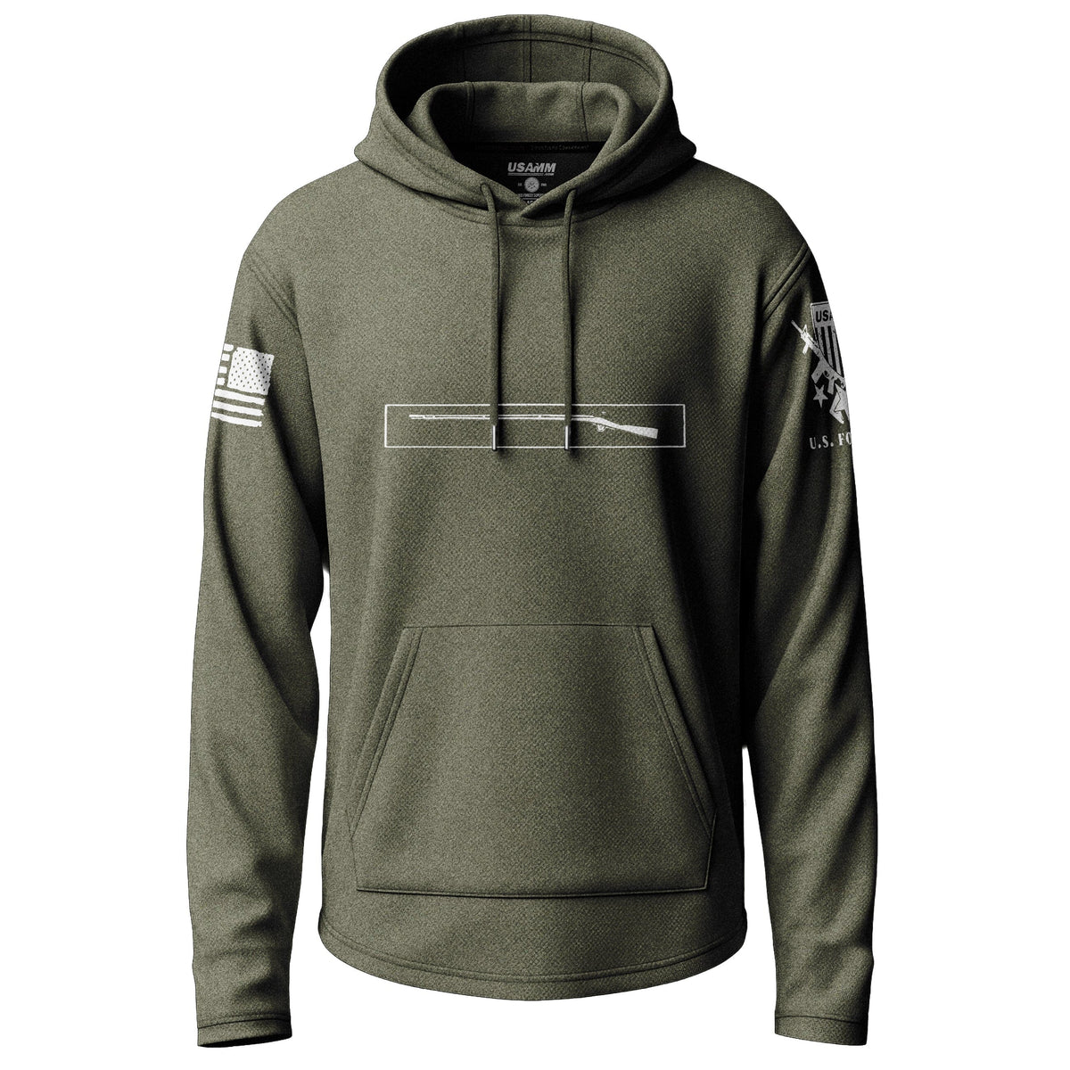 Army Expert Infantry Badge Graphic Lightweight Hoodie Lightweight Hoodie 90136-S-MG-THIN