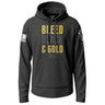 Bleed Black and Gold Graphic Lightweight Hoodie