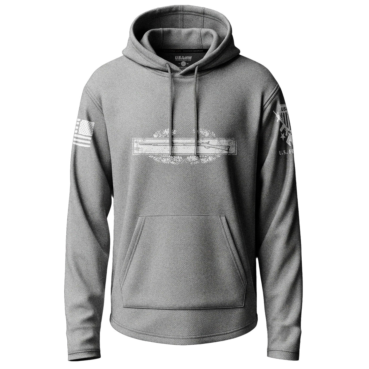 Army CIB 2nd Award Badge Graphic Lightweight Hoodie Lightweight Hoodie 90126-S-HG-THIN