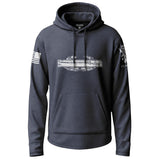 Army CIB 2nd Award Badge Graphic Lightweight Hoodie Lightweight Hoodie 90126-S-NAVY-THIN