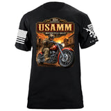 USAMM Motorcycle Rally T-Shirt Shirts 88227-S-BK